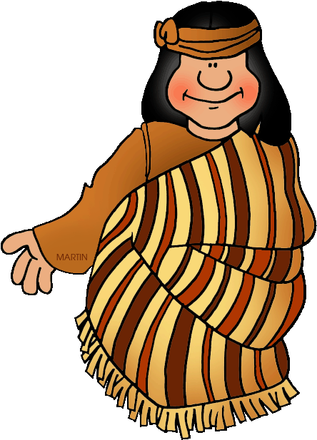 Southwest Pueblo Man - Pueblo Indian Clipart (472x648)