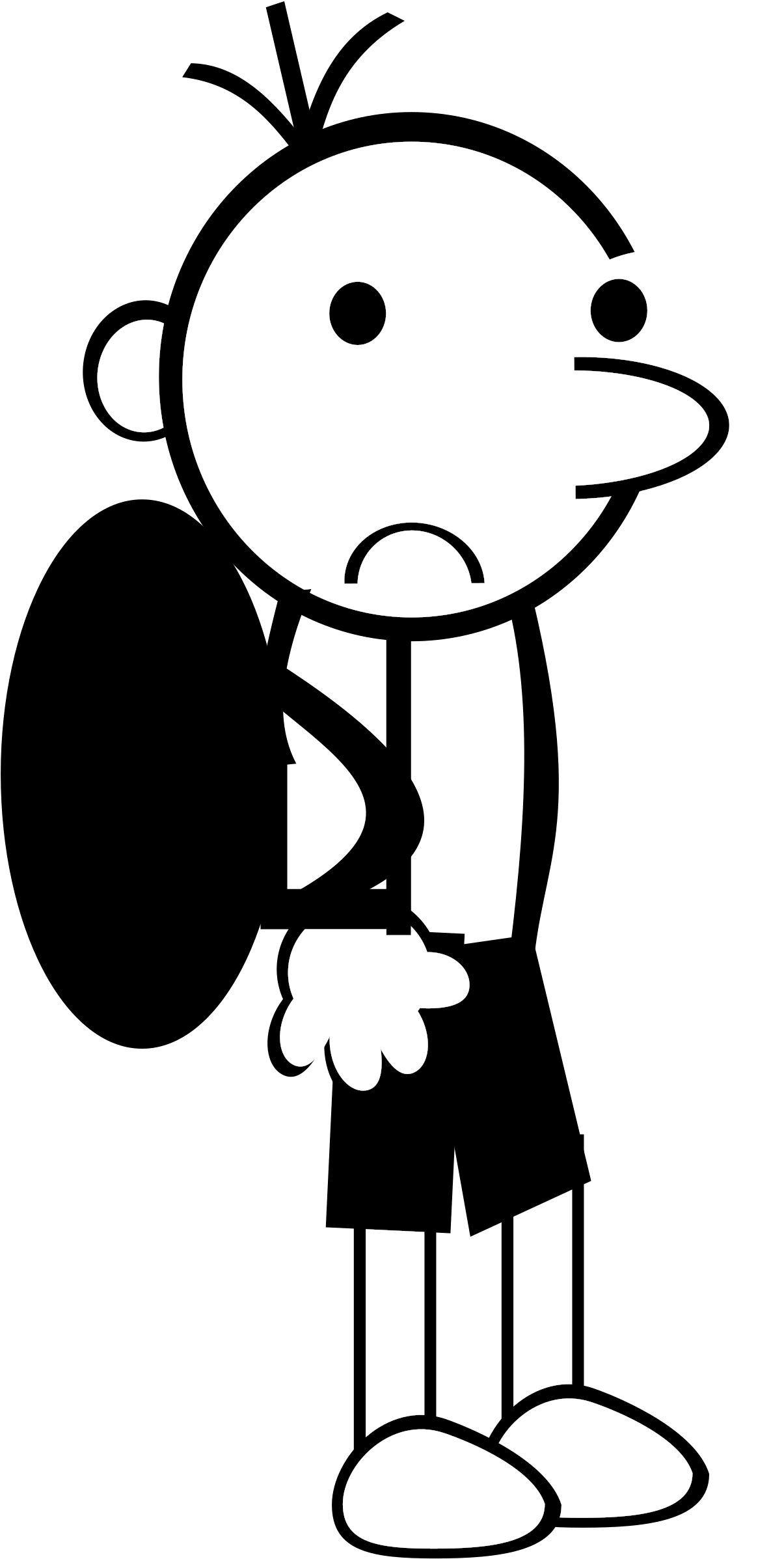Sad Student Cliparts - Sad Boy Stick Figure (1217x2400)