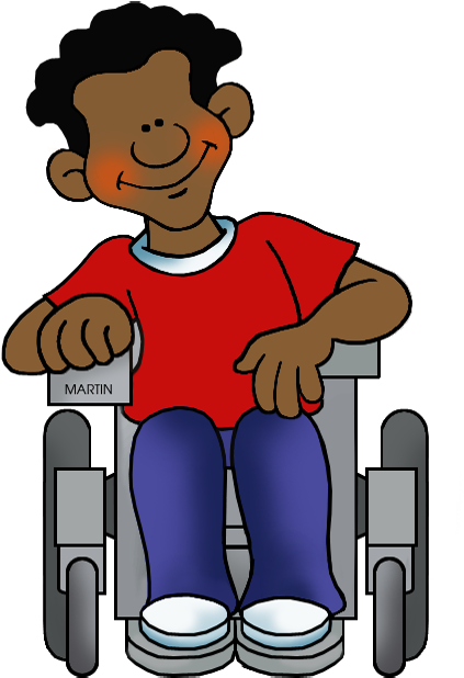 Student In Wheelchair - Wheelchairs Clipart (502x648)