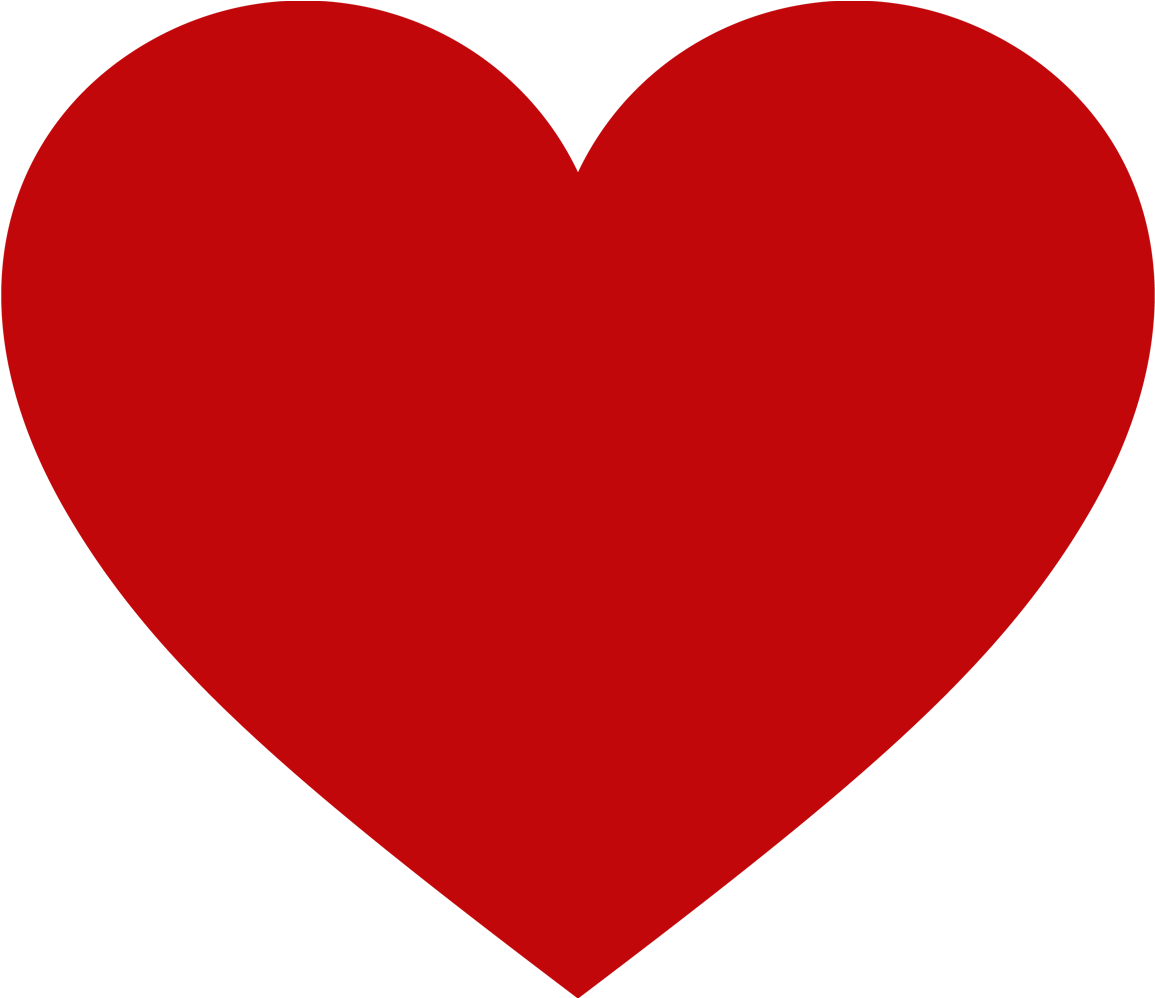 Love - Clipart - Heart Symbol (1200x1047)