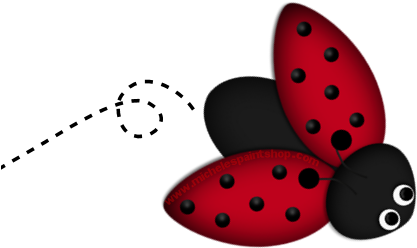 Ladybug Clipart Psp Tutorial Paint Shop Pro X2 Video - Lady Bug Clipart (443x289)