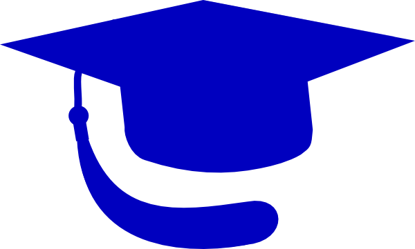 Graduation Cap Vector Blue (600x361)