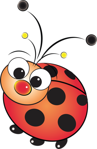 Baby Ladybug Clipart - Cartoon Cute Lady Bug (326x500)
