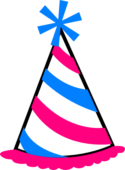 Birthday Hat Clip Art (438x594)