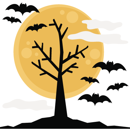 Halloween Tree Svg Cutting Files Halloween Svg Cuts - Halloween Transparent Background Clipart (432x432)