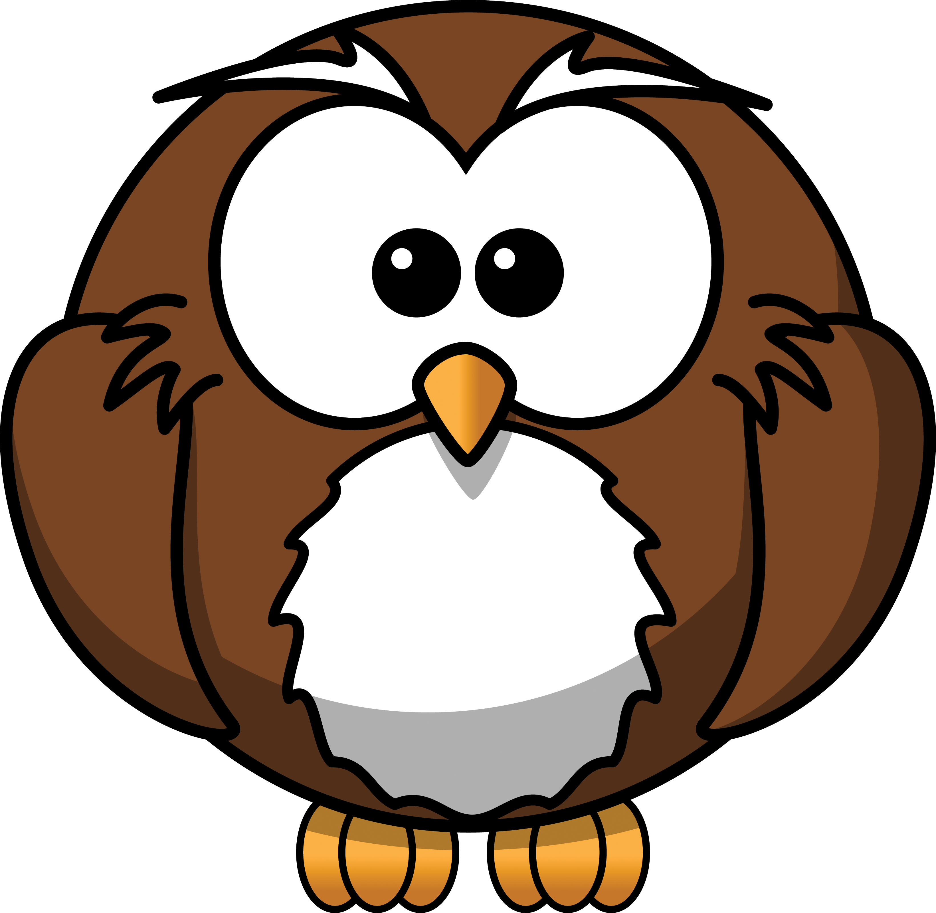 Free Cartoon Owl Clipart - Owl Cartoon (3281x3200)