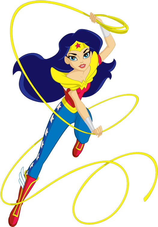 Super Girl Clipart Batgirl - Wonder Woman Super Hero Girls (572x780)