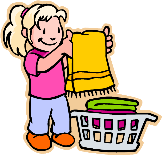 Free Laundry Clipart Clip Art Image Of - Laundry Clip Art (1024x1024)