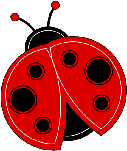 Cute Ladybug Clipart - Cute Ladybug Transparent Background (600x512)