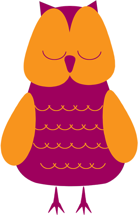 Sleeping Owl Clipart - Owl Sleep Vector Png (531x768)