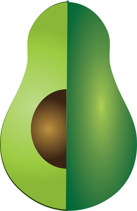 Avocado, Half, Cut, Diet, Food, Fresh - Mitad De Un Aguacate (467x720)