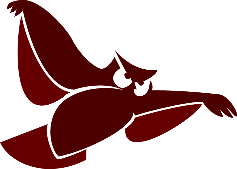 Owl Free Stock Photo Illustration Of A Flying Brown - Owl Flying Clipart Png (958x682)
