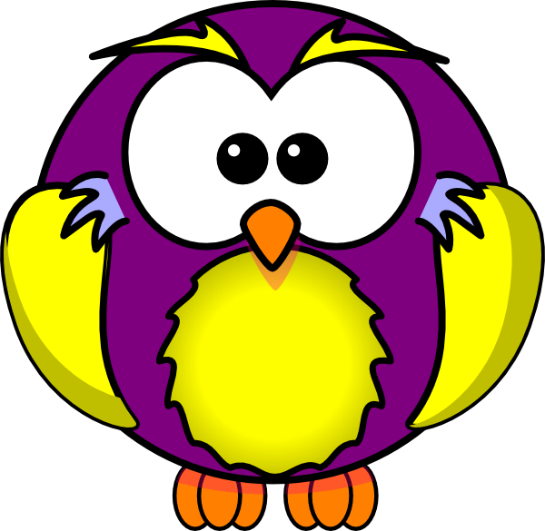 Clipart Info - Cartoon Owl Shower Curtain (600x585)