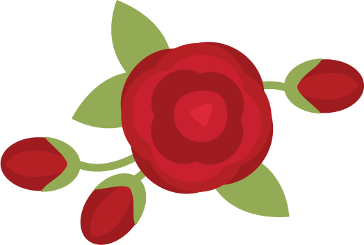Rose Svg Scrapbook File Rose Svg File Rose Svg Cut - Illustration (524x352)