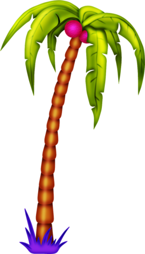 Palm Tree - Hawaii Clipart (286x500)