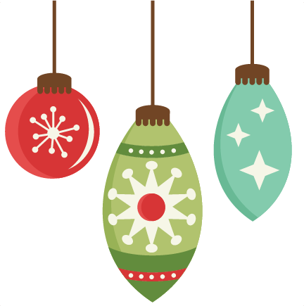 Orange Clipart Christmas Ornaments - Christmas Ornament Png (432x435)