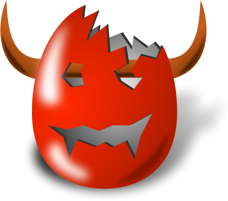 Free Wicked Easter Egg Shell - Easter Egg Decorating Ideas - (900x900) Png Clipart Download