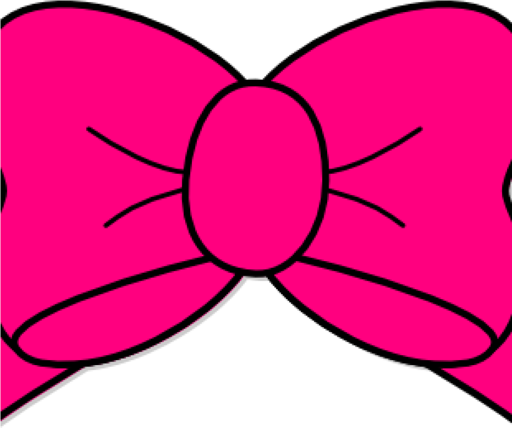 Pink Bow Clipart Hot Pink Bow Clip Art At Clker Vector - Pink Bow Png (1024x1024)
