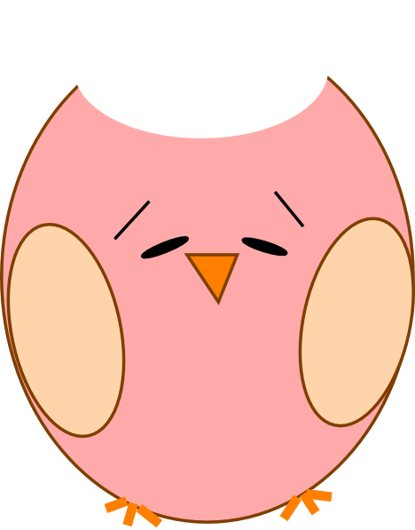 Sad Owl Cliparts - Sad Owl Clipart (468x597)