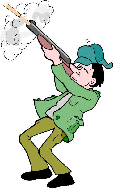Hunting Clipart Target Shotgun Shell - Hunter Clip Art (792x612)