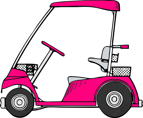 Golf Cart Vector Png (600x497)