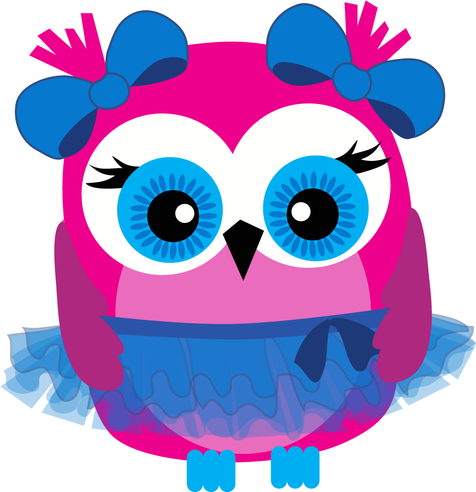 Pink Owl Clip Art - Owl Clipart (961x1019)