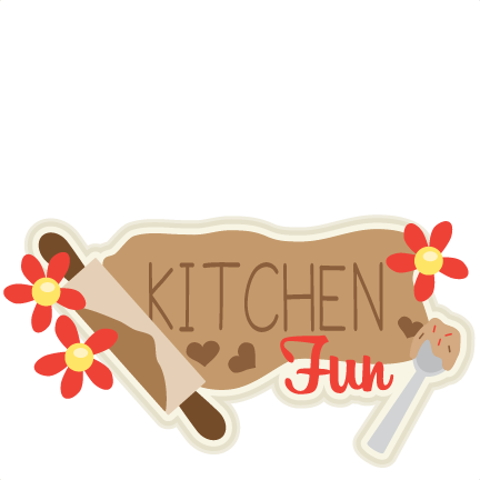 Kitchen Fun Title Svg Scrapbook Cut File Cute Clipart - Cute Kitchen Png (432x432)