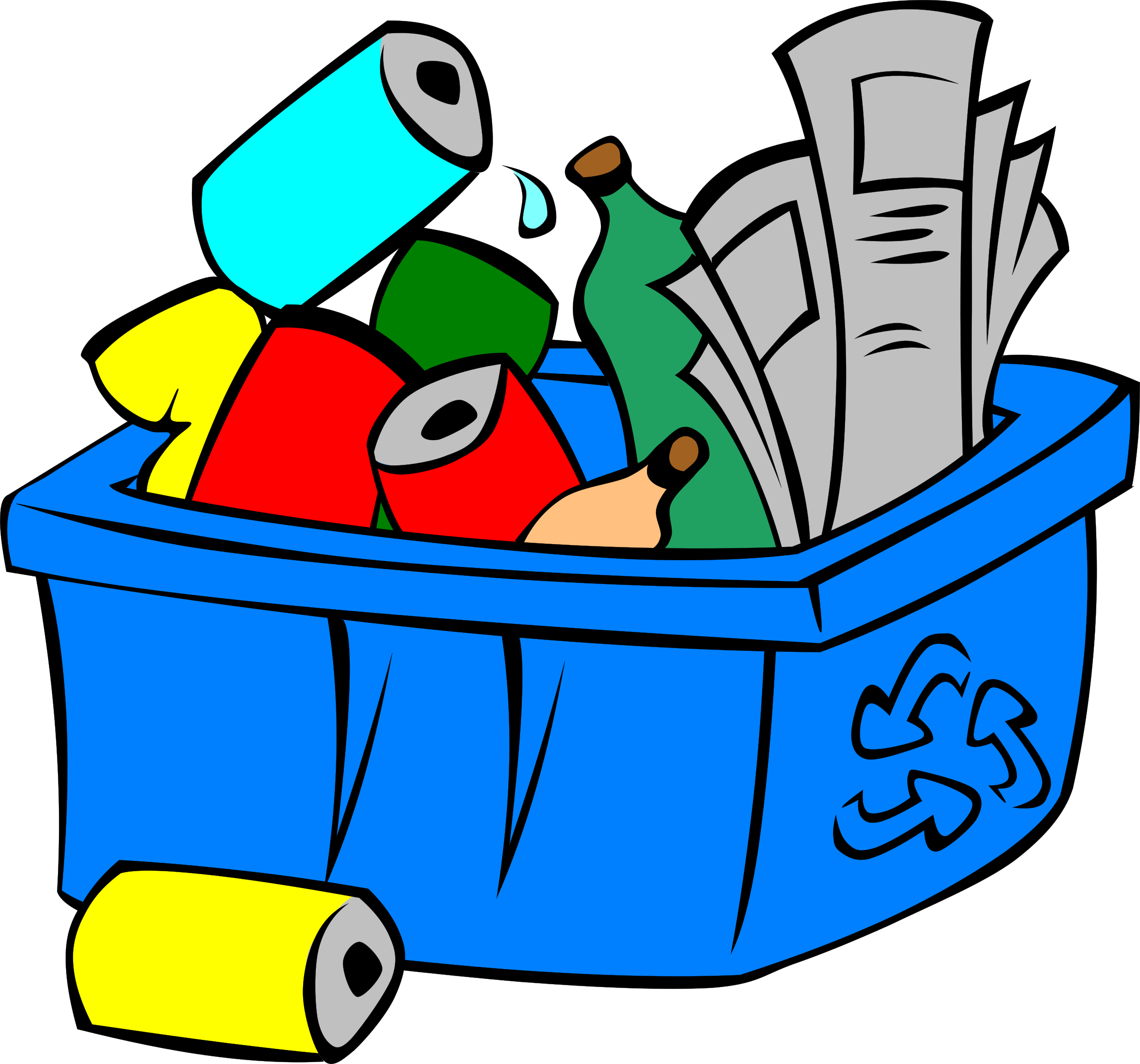 Recycling Clipart Images U0026amp Pictures - Recycling Clip Art (2400x2241)