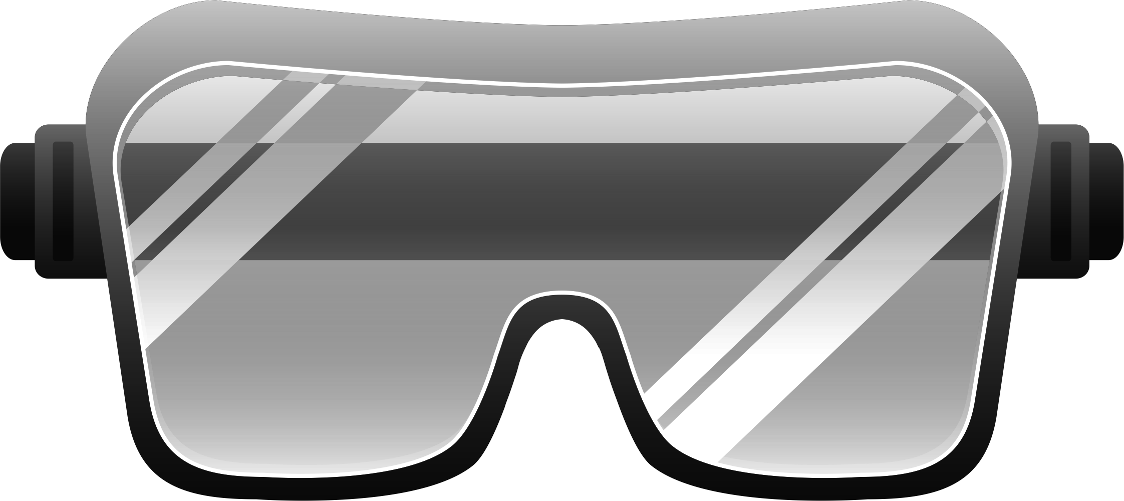 Safety Goggles Clipart - Goggles Clipart Transparent Background (2244x1000)
