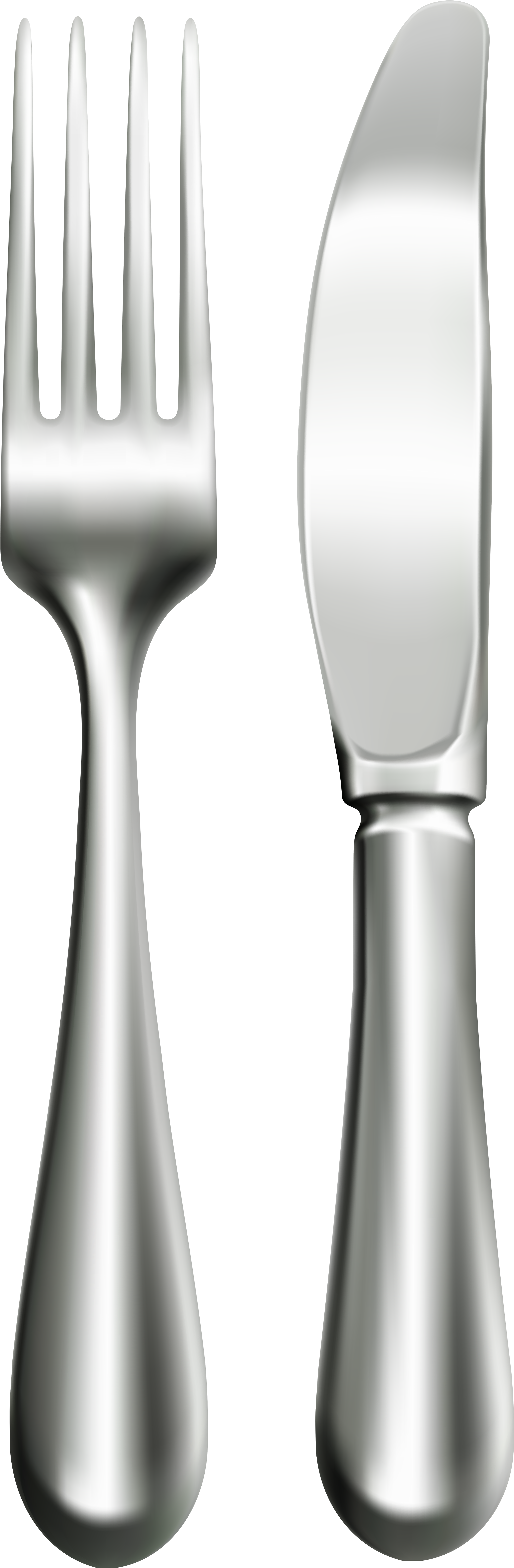 Fork And Knife Png Clip Art - Clip Art (3000x8000)