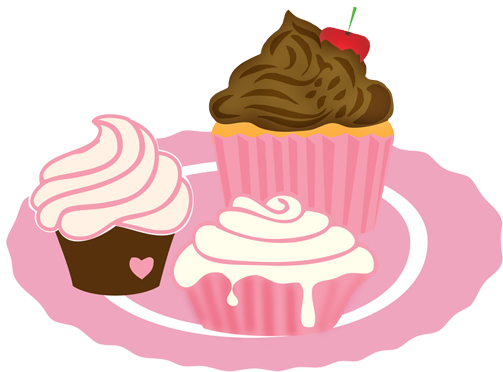 Cakes For A Tea Party - Tea And Cake Clip Art (640x480)