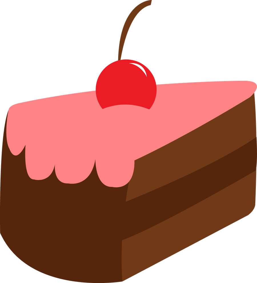 Clip Art - Pedazo De Torta Dibujo (900x994)