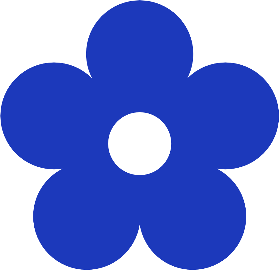Blue Flowers Clip Art Clipart Best - Dark Blue Flower Clipart (999x990)