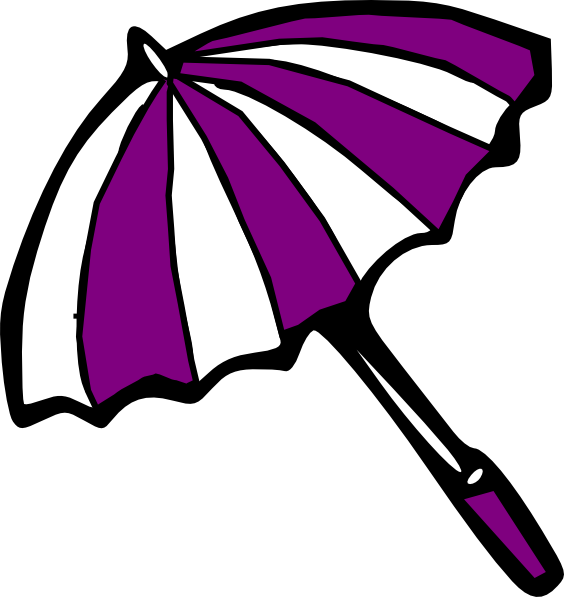 Clip Art Picture Of Umbrella (564x597)