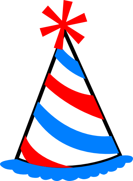 Birthday Hat Clip Art (438x594)