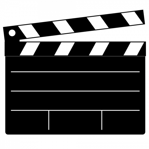 Movie 20clapper 20clipart Movie Film Clip Art 1000 - Clapper Board (480x480)