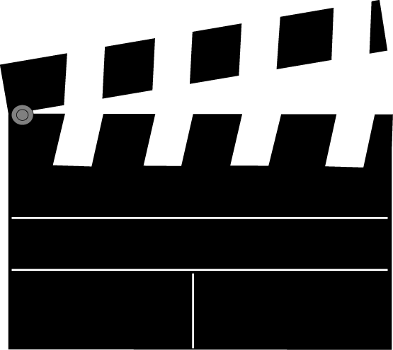 Movie Clapperboard - Clapperboard Blank (555x495)