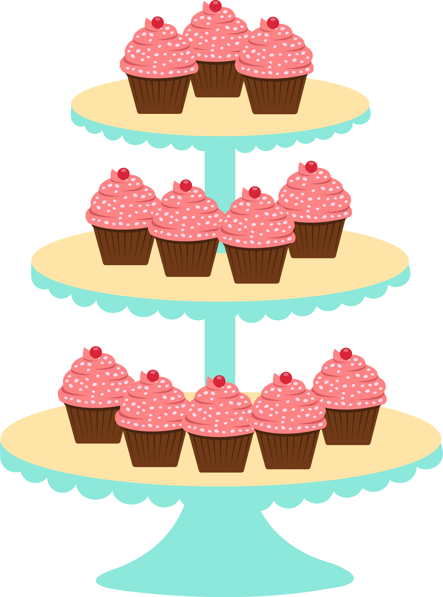 Kitchen Clipart, Cupcake Images, Cake Pictures, Art - Menina Confeitaria Png (1513x2038)