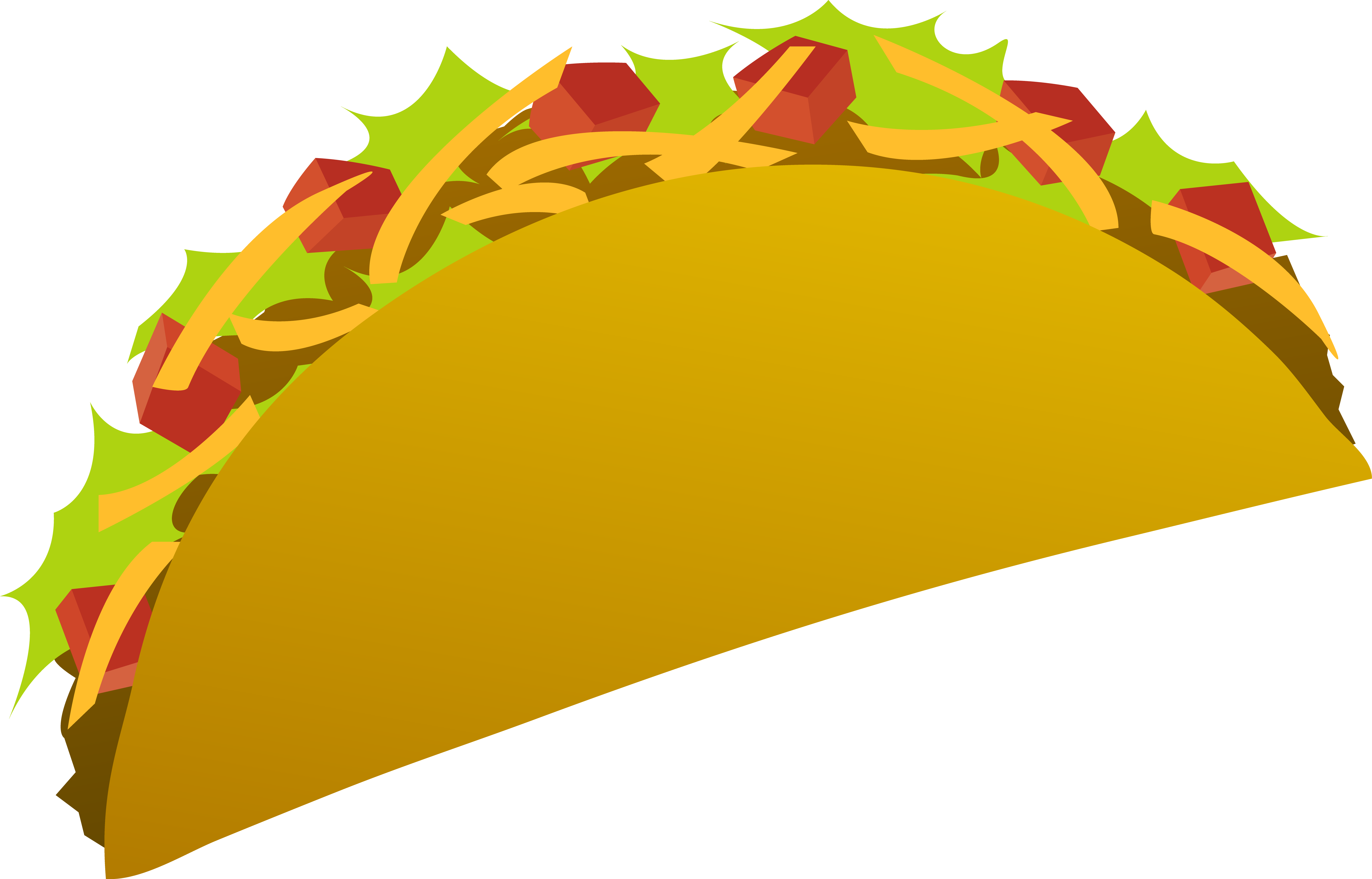 Taco Clipart - Clip Art Taco (6665x4269)