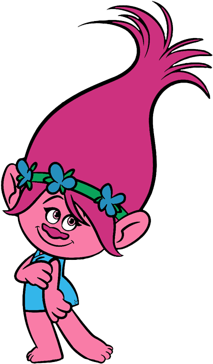 And Clipped By Cartoon Clipart - Princess Poppy Coloring Sheet (430x733)