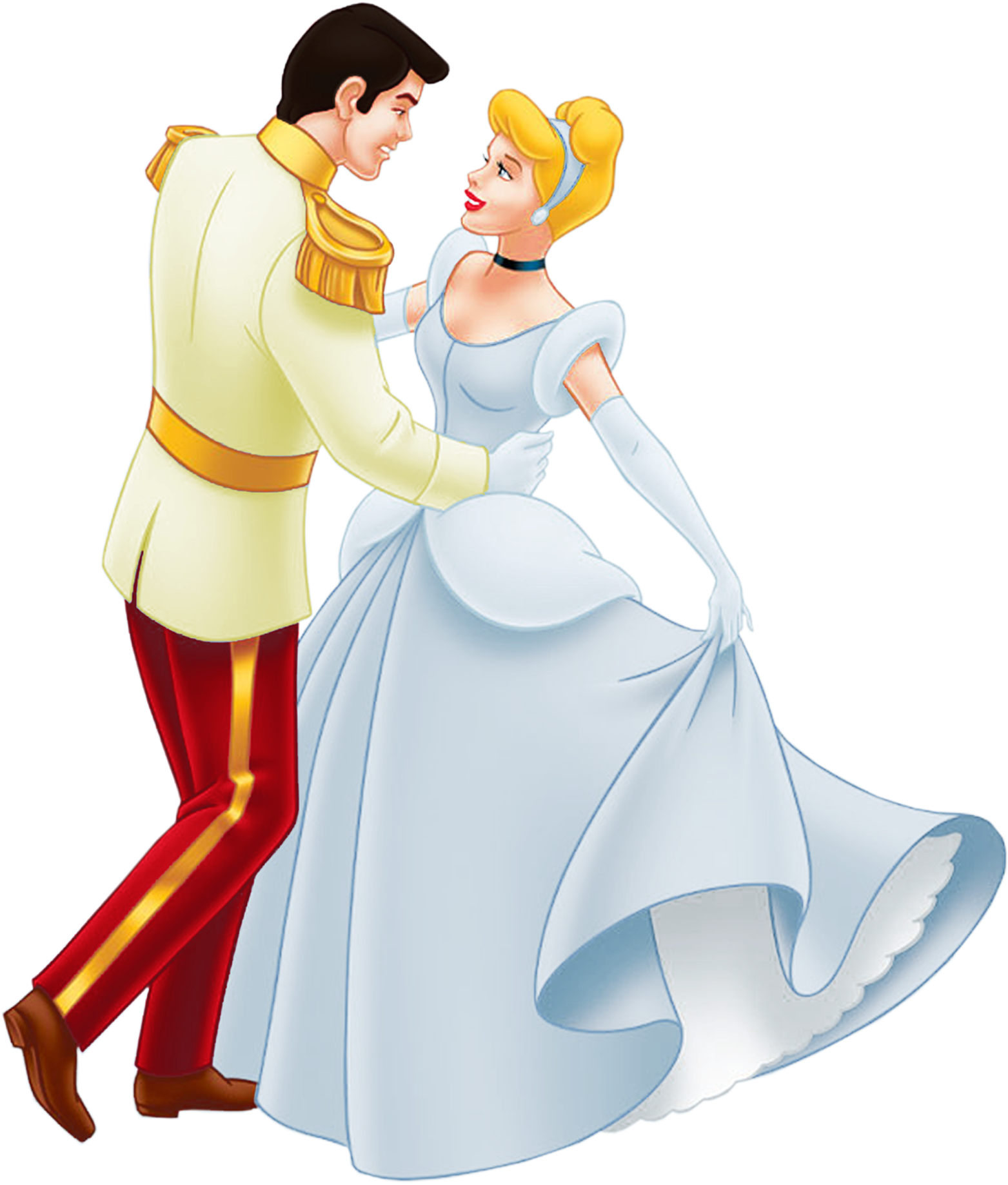 Cinderella Wedding Clipart - Cinderella And Prince Charming (2000x2000)