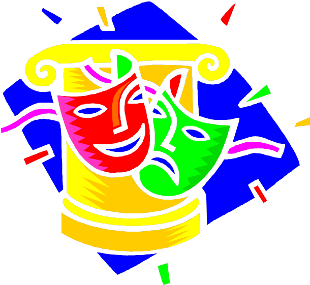 Dramatic Play Center Clip Art - Drama Clip Art (626x576)