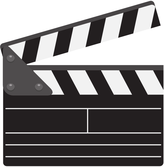 Film Clipart Free To Use Public Domain Movie Clip Art - Directors Board Png (552x560)