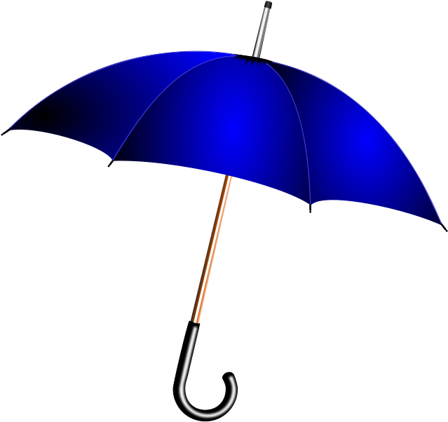 Umbrella Clip Art Download - Blue Umbrella Clipart (800x645)