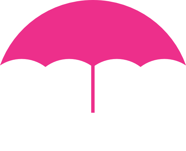Purple Umbrella Clipart - Clip Art (600x488)