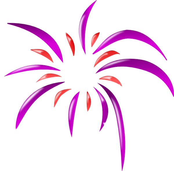 Free Fireworks Clip Art Fireworks Clip Art Download - Cartoon Fireworks Png (600x593)