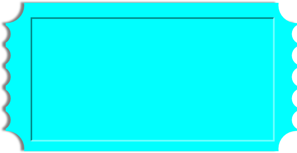 Blue Ticket Clipart - Clip Art (600x309)