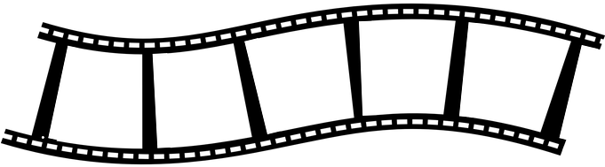 Film Strip Reel Blank Black Photography Mo - Film Strip Clip Art (680x340)