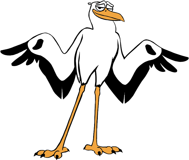Junior - Storks Cartoon (789x668)