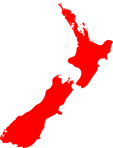 Nz Map Clip Art - New Zealand Map Clip Art (456x595)